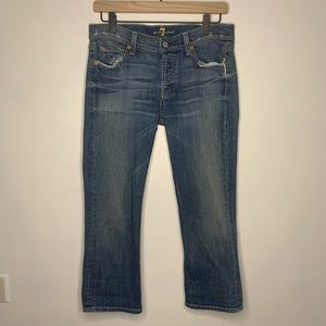7 For All Mankind Crop Josefina Skinny Jeans